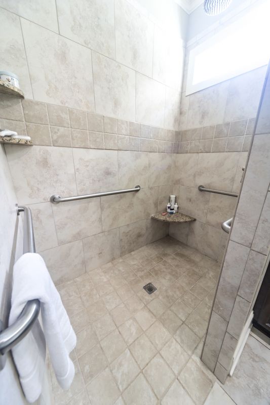 Shower with Built-in Niches
